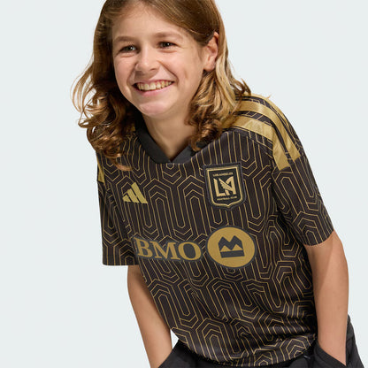 Kids LAFC Black 2026 Primary Kit Replica Jersey Set