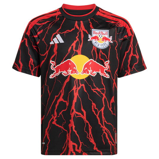 Kids New York Red Bulls Cade Cowell Black 2026 The Rooted Kit Replica Jersey