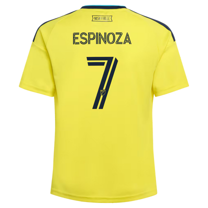 Kids Nashville SC Cristian Espinoza Yellow 2026 The Reverb Kit Replica Jersey