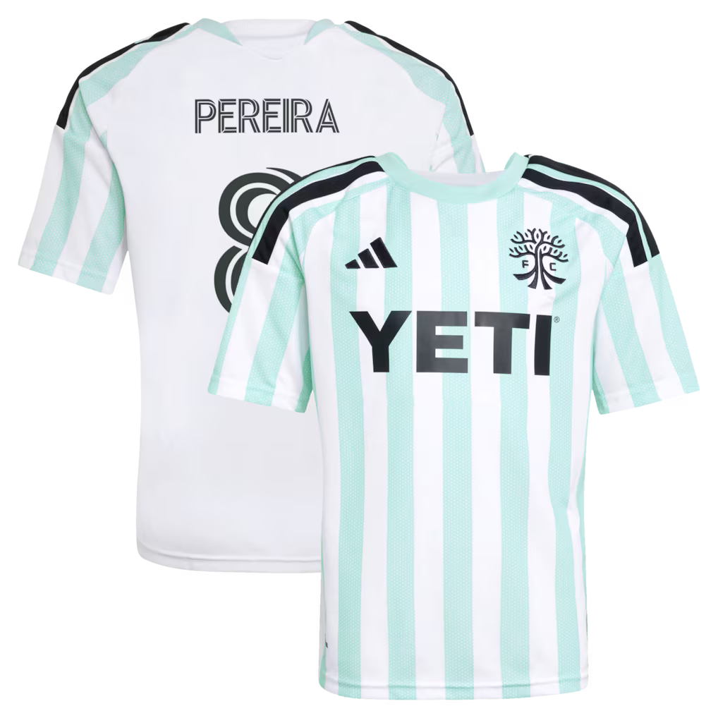 Kids Austin FC Daniel Pereira White 2026 The Rooted Kit Replica Jersey