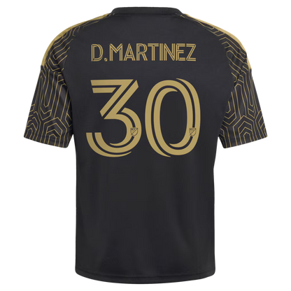 Kids LAFC David Martínez Black 2026 Primary Kit Replica Jersey
