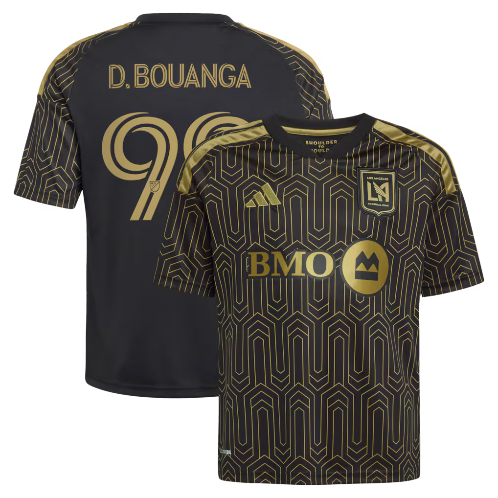 Kids LAFC Denis Bouanga Black 2026 Primary Kit Replica Jersey
