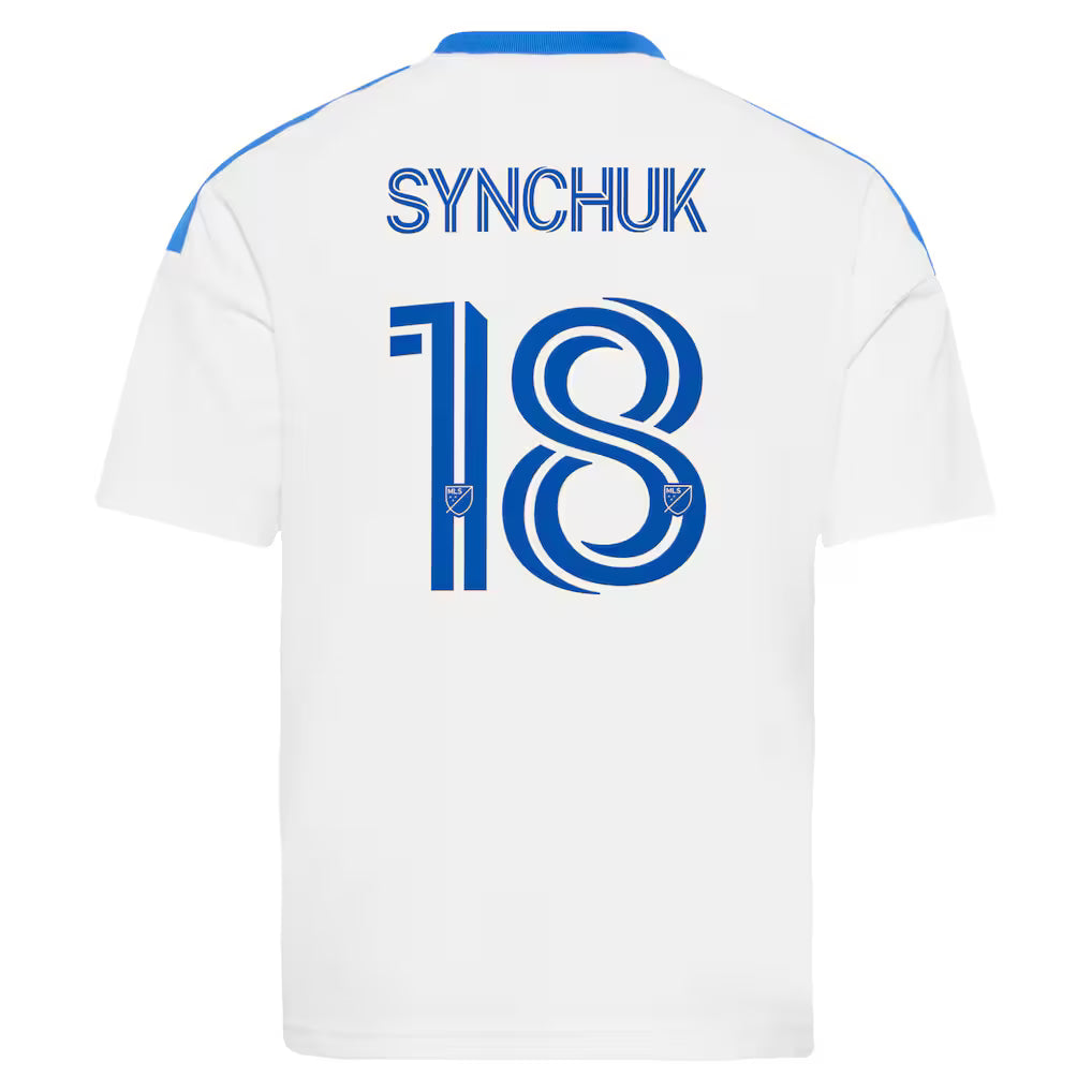 Kids CF Montreal Hennadii Synchuk White 2026 The Procure Jersey Replica Jersey