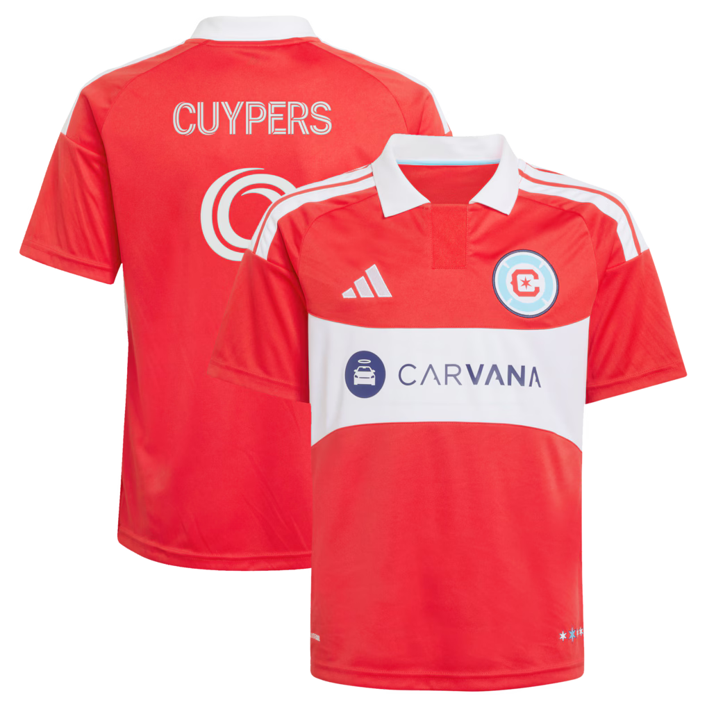Kids Chicago Fire Hugo Cuypers Red 2026 Forever Red Replica Jersey