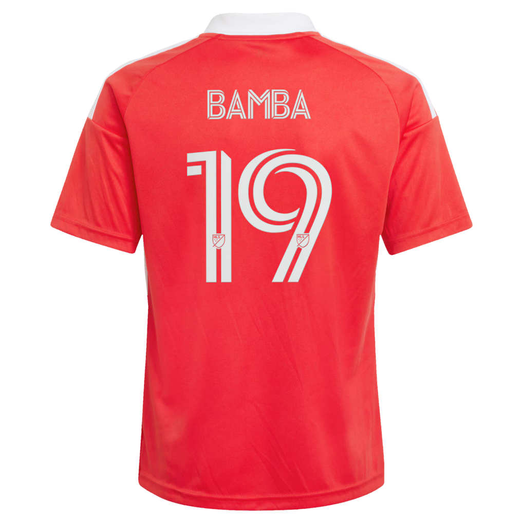 Kids Chicago Fire Jonathan Bamba Red 2026 Forever Red Replica Jersey