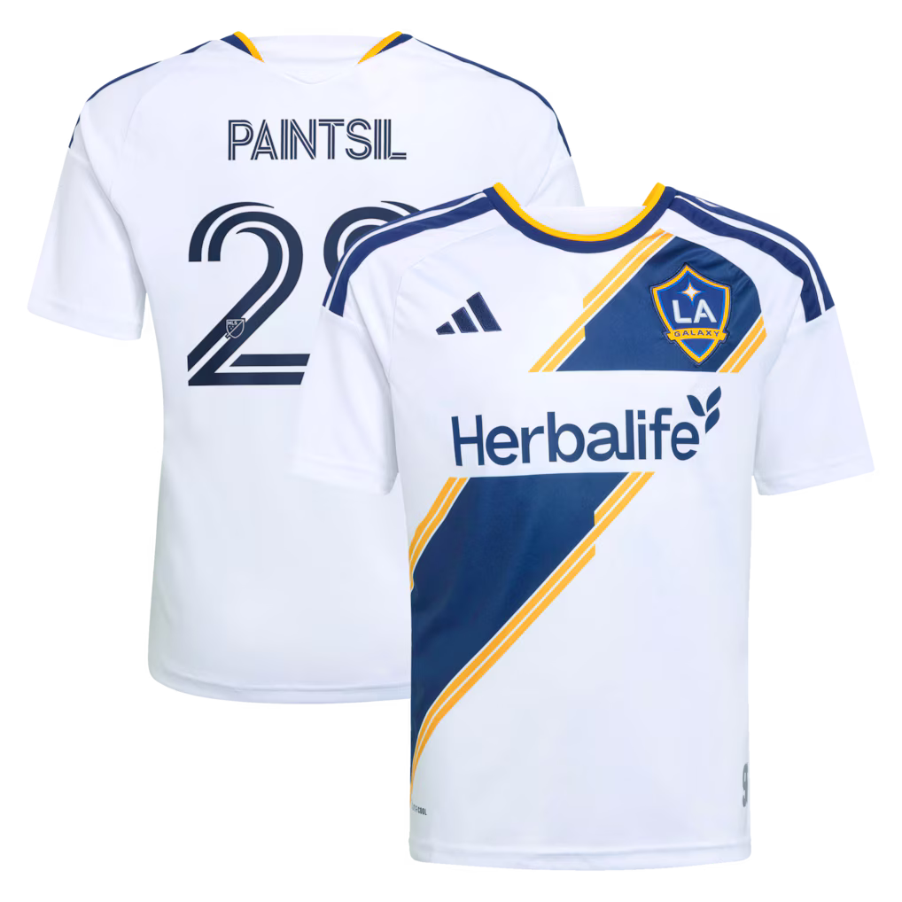 Kids LA Galaxy Joseph Paintsil White 2026 The VeloCITY Kit Replica Jersey