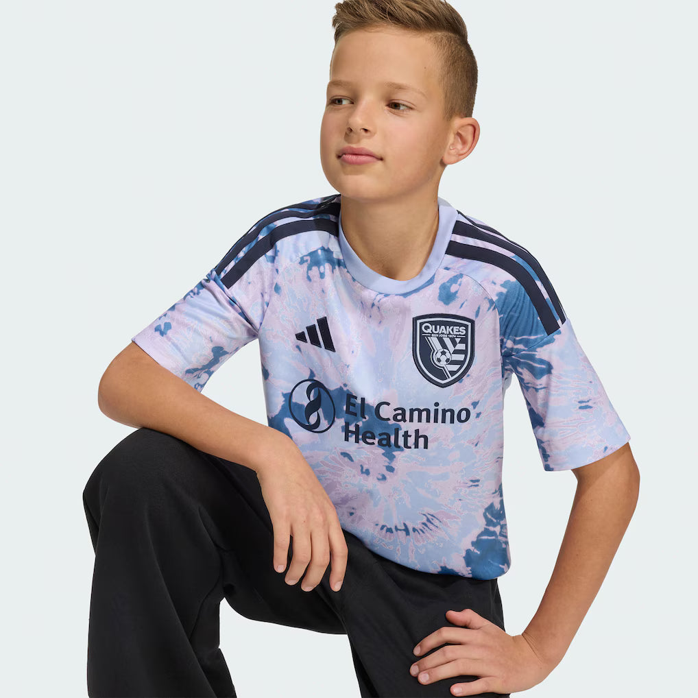Kids San Jose Earthquakes Light Blue 2026 The Dead Kit Replica Jersey