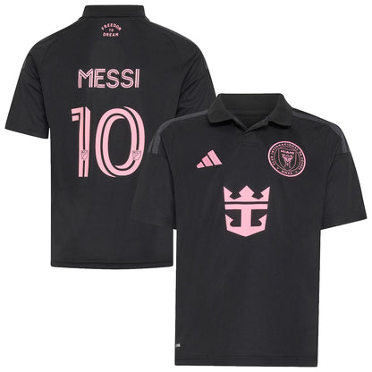 Kids Inter Miami CF Lionel Messi Black 2026 Presagio Replica Jersey