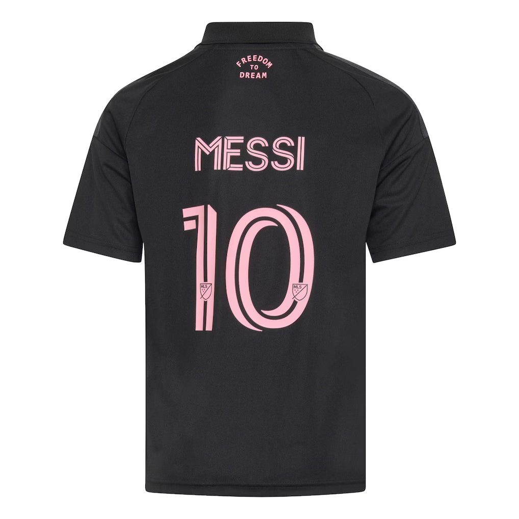 Kids Inter Miami CF Lionel Messi Black 2026 Presagio Replica Jersey