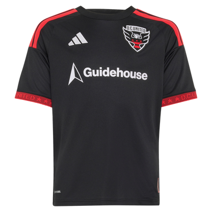 Kids D.C. United Louis Munteanu Black 2026 Black-and-Red Kit Replica Jersey