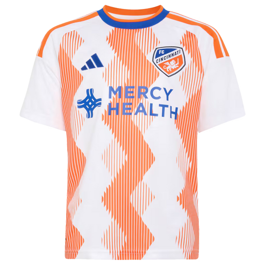 Kids FC Cincinnati Miles Robinson White 2026 The Seven Hills Kit Replica Jersey