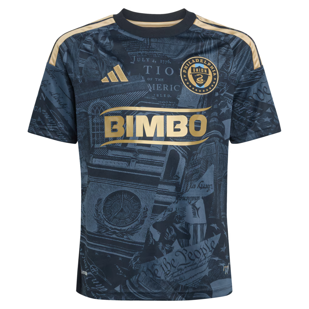 Kids Philadelphia Union Navy 2026 1776 Kit Replica Custom Jersey