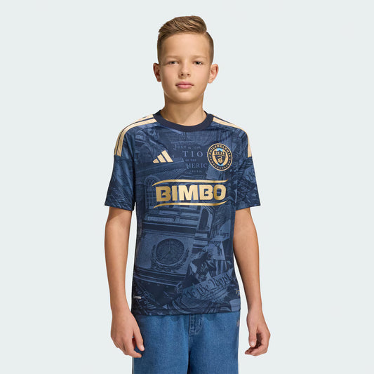 Kids Philadelphia Union Navy 2026 1776 Kit Replica Jersey