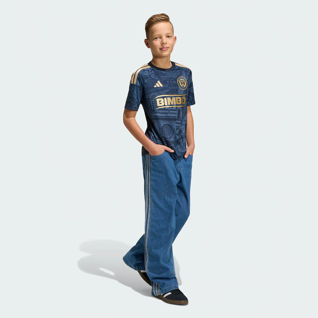 Kids Philadelphia Union Navy 2026 1776 Kit Replica Jersey