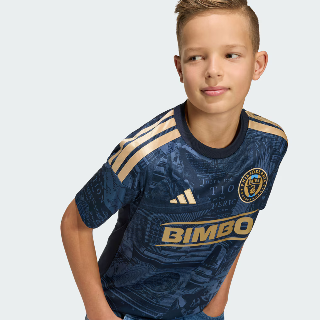 Kids Philadelphia Union Navy 2026 1776 Kit Replica Jersey