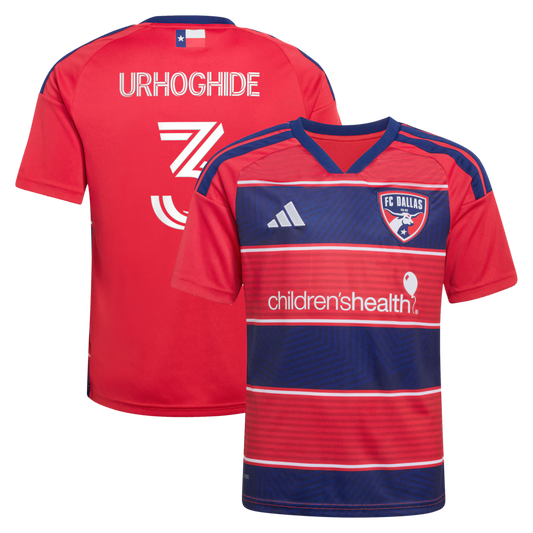 Kids FC Dallas Osaze Urhoghide Red 2026 DNA Kit Replica Jersey