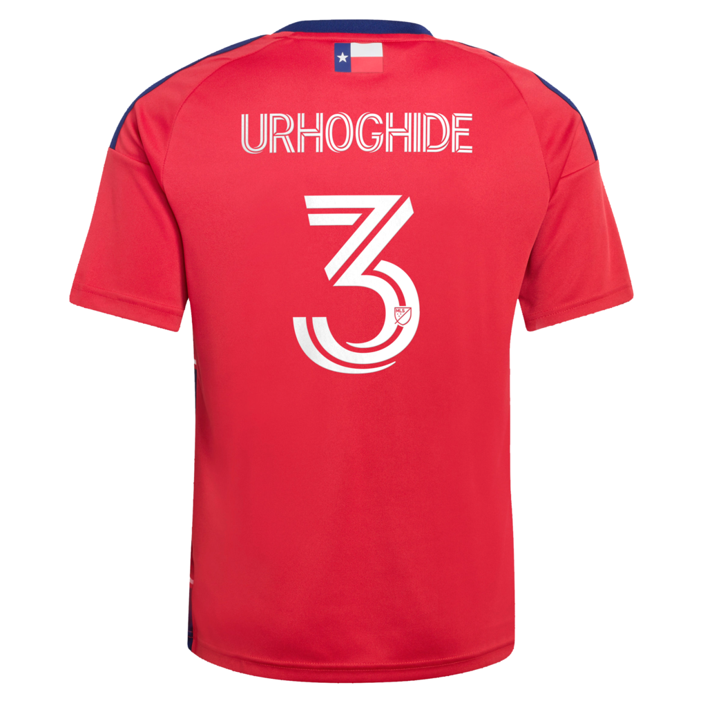 Kids FC Dallas Osaze Urhoghide Red 2026 DNA Kit Replica Jersey