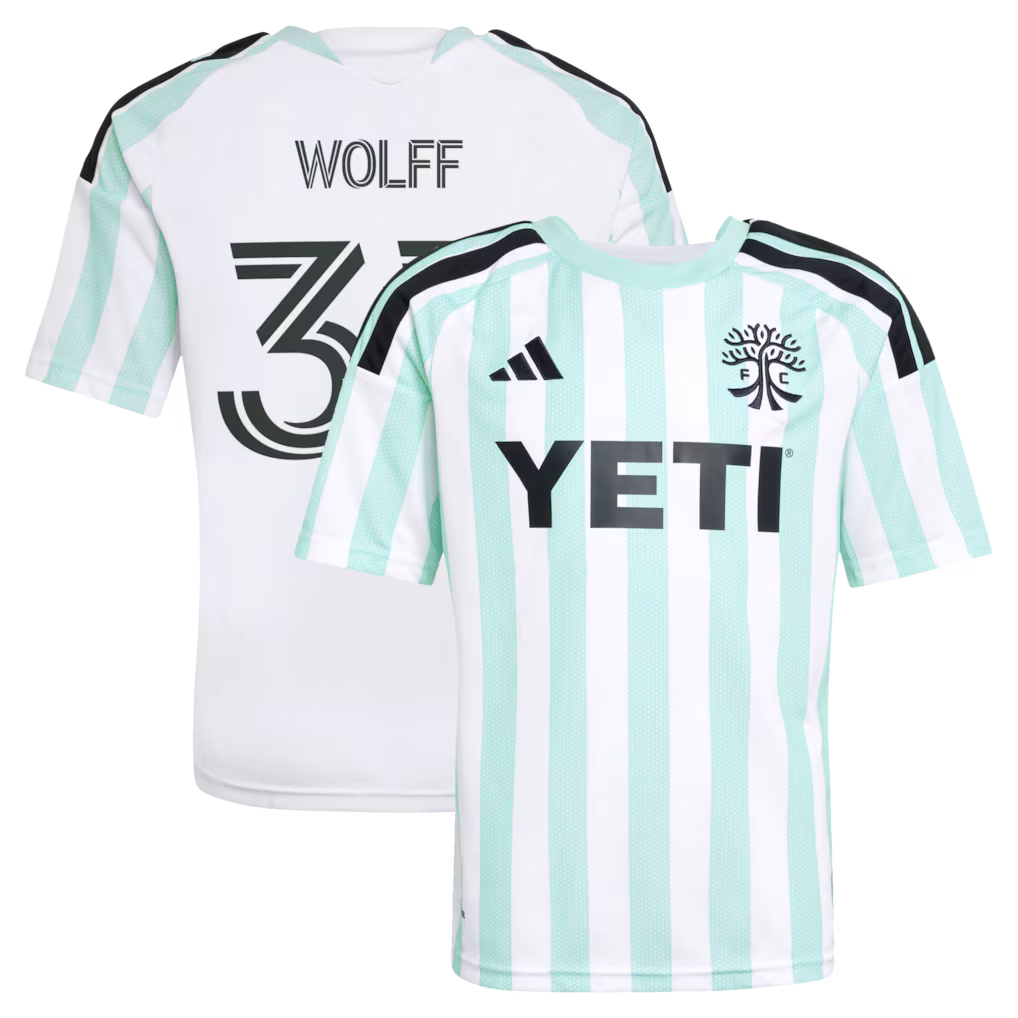 Kids Austin FC White 2026 The Rooted Kit Replica Custom Jersey