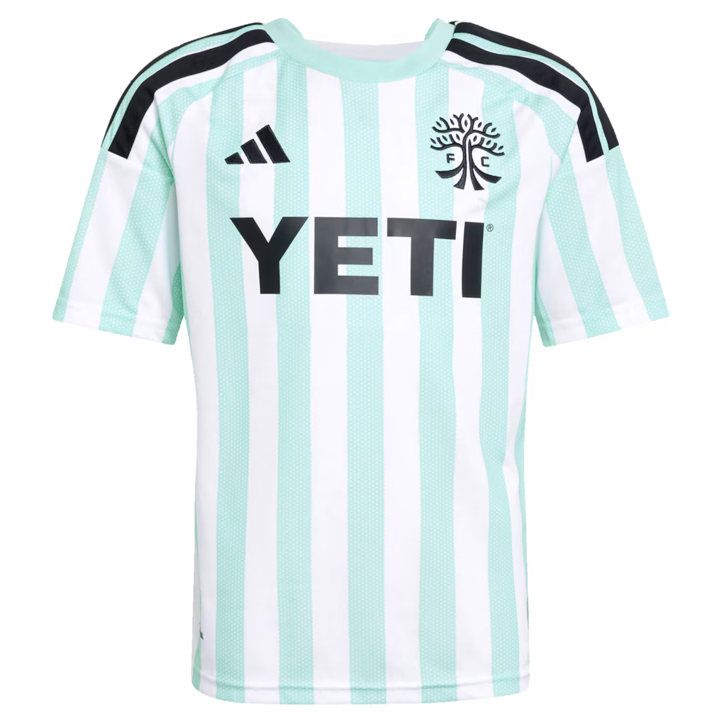 Kids Austin FC White 2026 The Rooted Kit Replica Custom Jersey