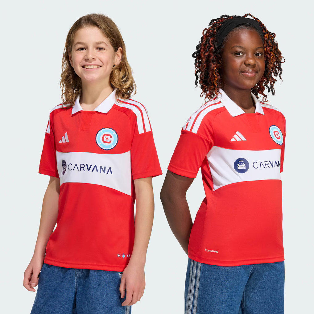 Kids Chicago Fire Red 2026 Forever Red Replica Jersey
