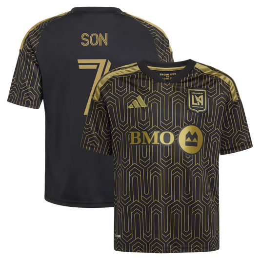 Kids LAFC Son Heung-Min Black 2026 Primary Kit Replica Jersey