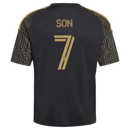Kids LAFC Son Heung-Min Black 2026 Primary Kit Replica Jersey