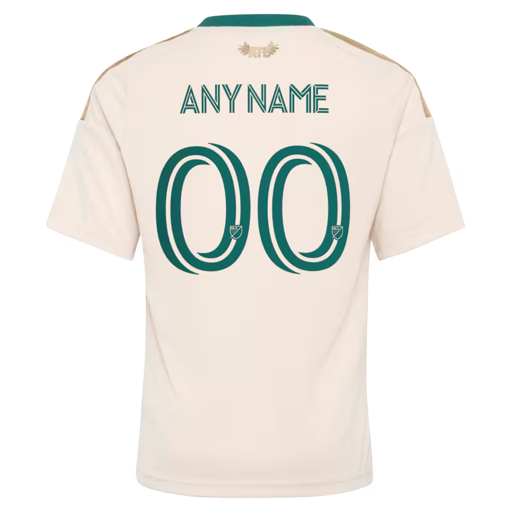 Kids Atlanta United FC Tan 2026 Spirit of '96 Replica Custom Jersey