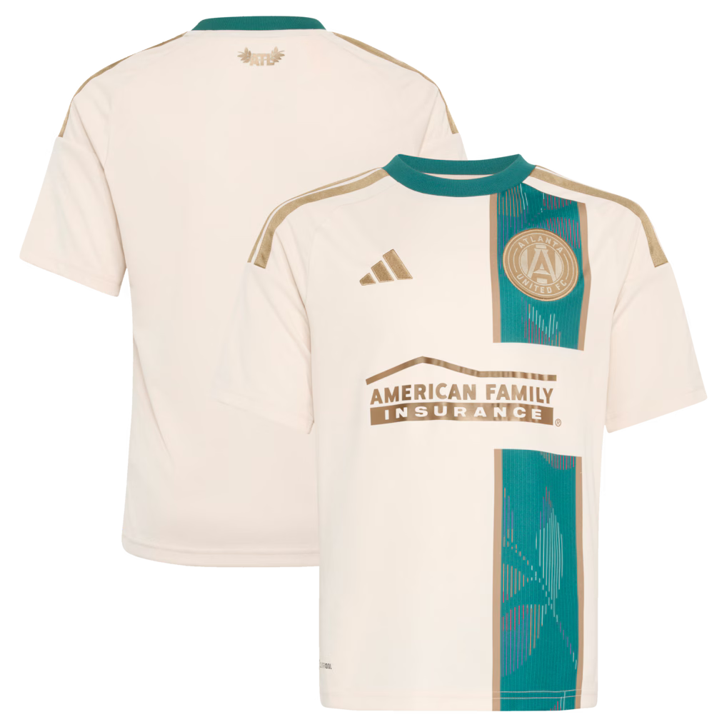 Kids Atlanta United FC Tan 2026 Spirit of ‘96 Replica Jersey