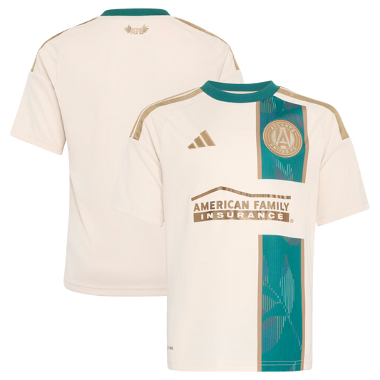Kids Atlanta United FC Tan 2026 Spirit of ‘96 Replica Jersey