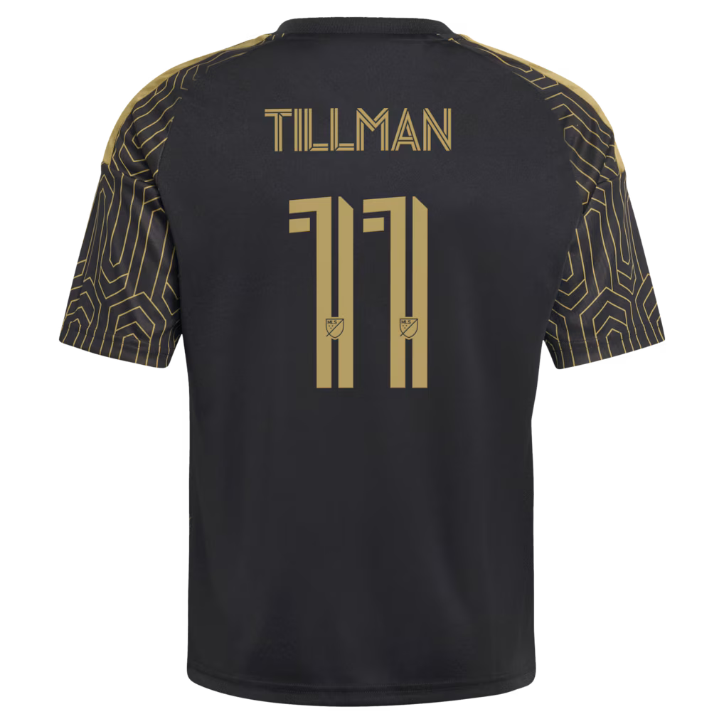 Kids LAFC Timothy Tillman Black 2026 Primary Kit Replica Jersey