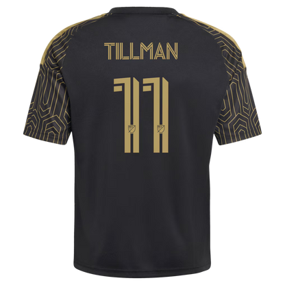 Kids LAFC Timothy Tillman Black 2026 Primary Kit Replica Jersey