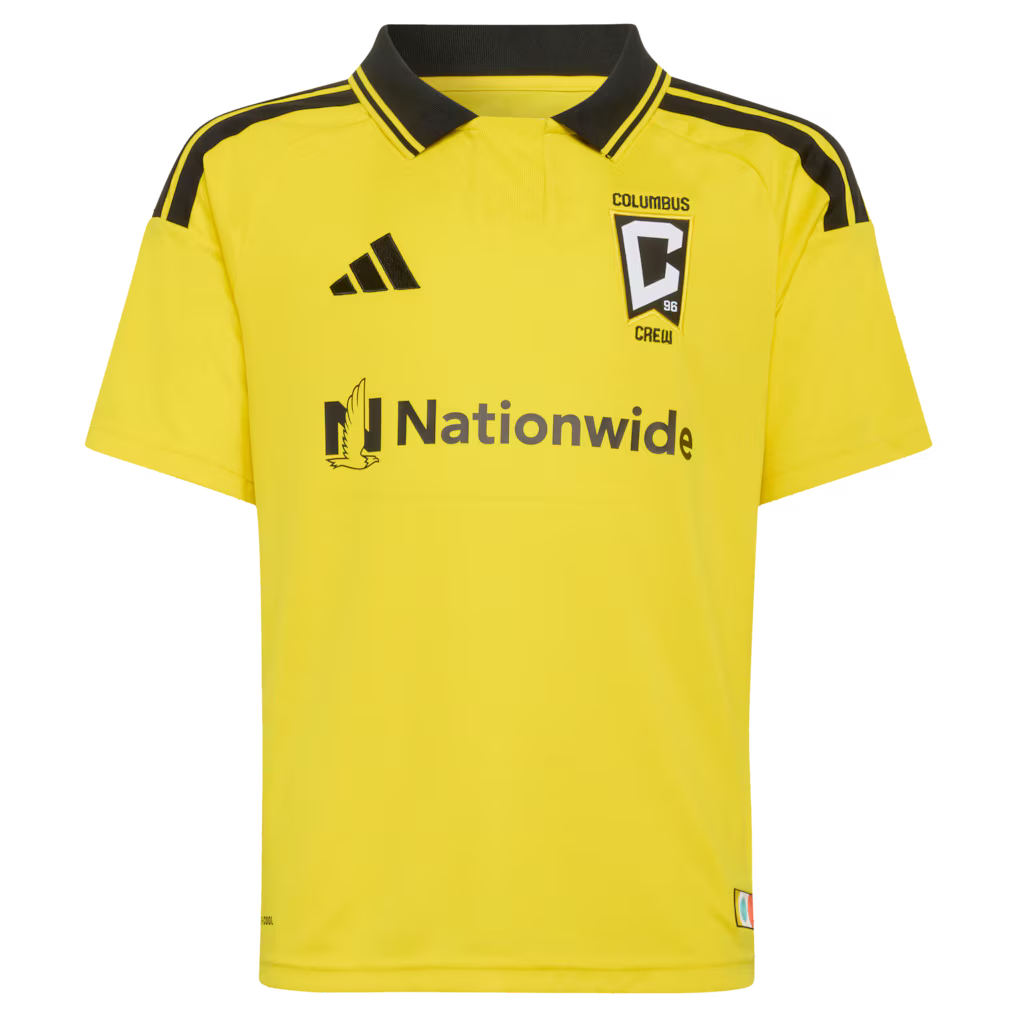Kids Columbus Crew Wessam Abou Ali Yellow 2026 The Crafted for Excellence Kit Replica Jersey