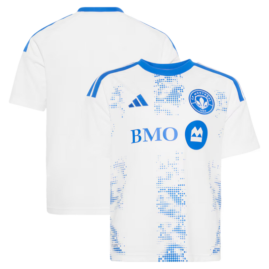 Kids CF Montreal White 2026 The Procure Jersey Replica Jersey