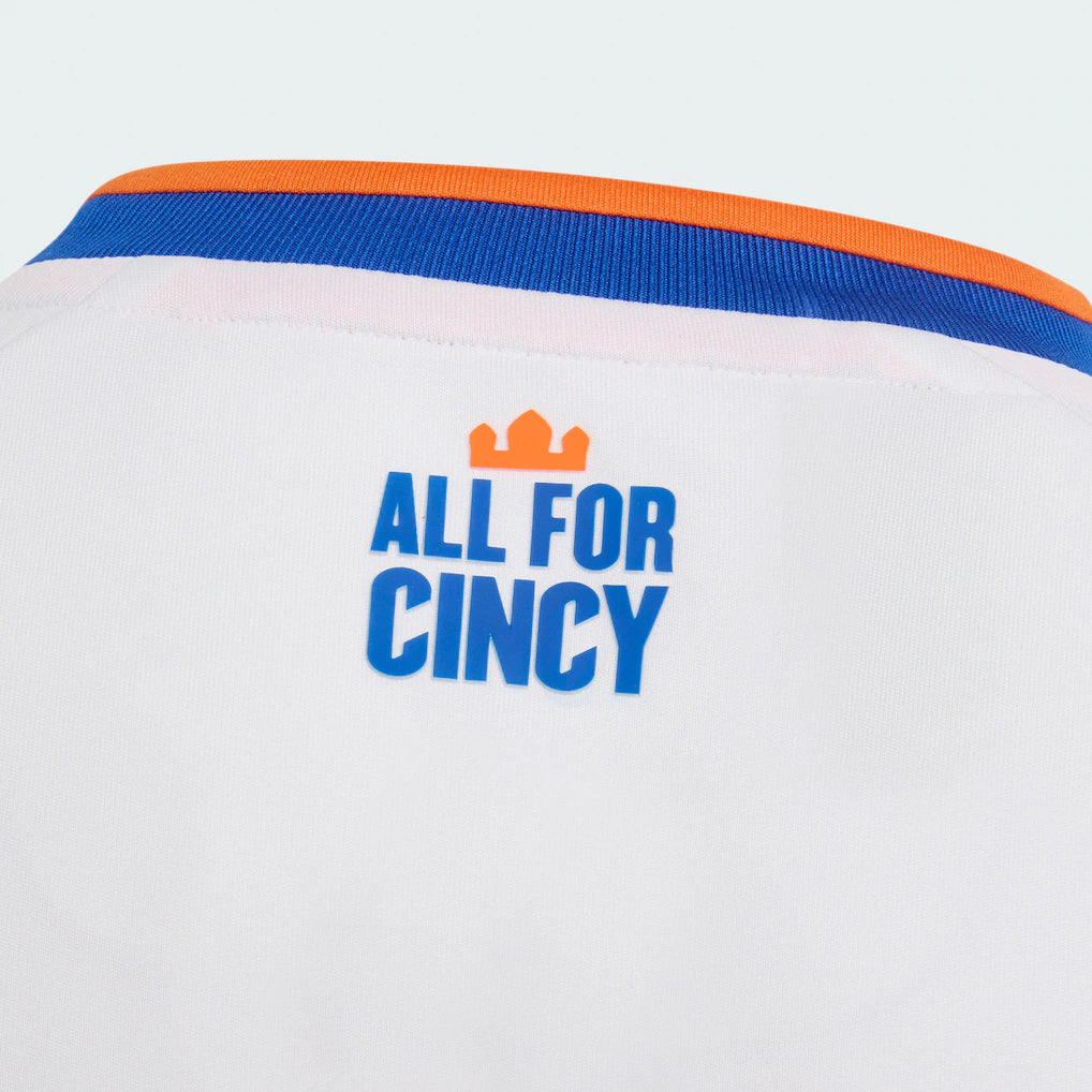 Kids FC Cincinnati White 2026 The Seven Hills Kit Replica Jersey