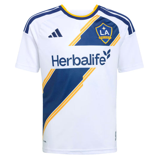 Kids LA Galaxy White 2026 The VeloCITY Kit Replica Custom Jersey
