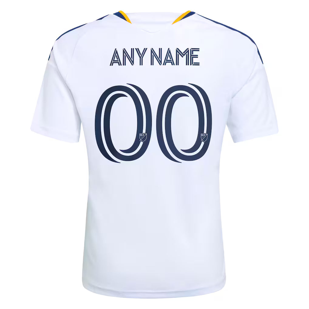 Kids LA Galaxy White 2026 The VeloCITY Kit Replica Custom Jersey