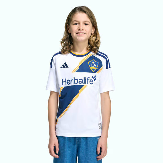 Kids LA Galaxy White 2026 The VeloCITY Kit Replica Jersey