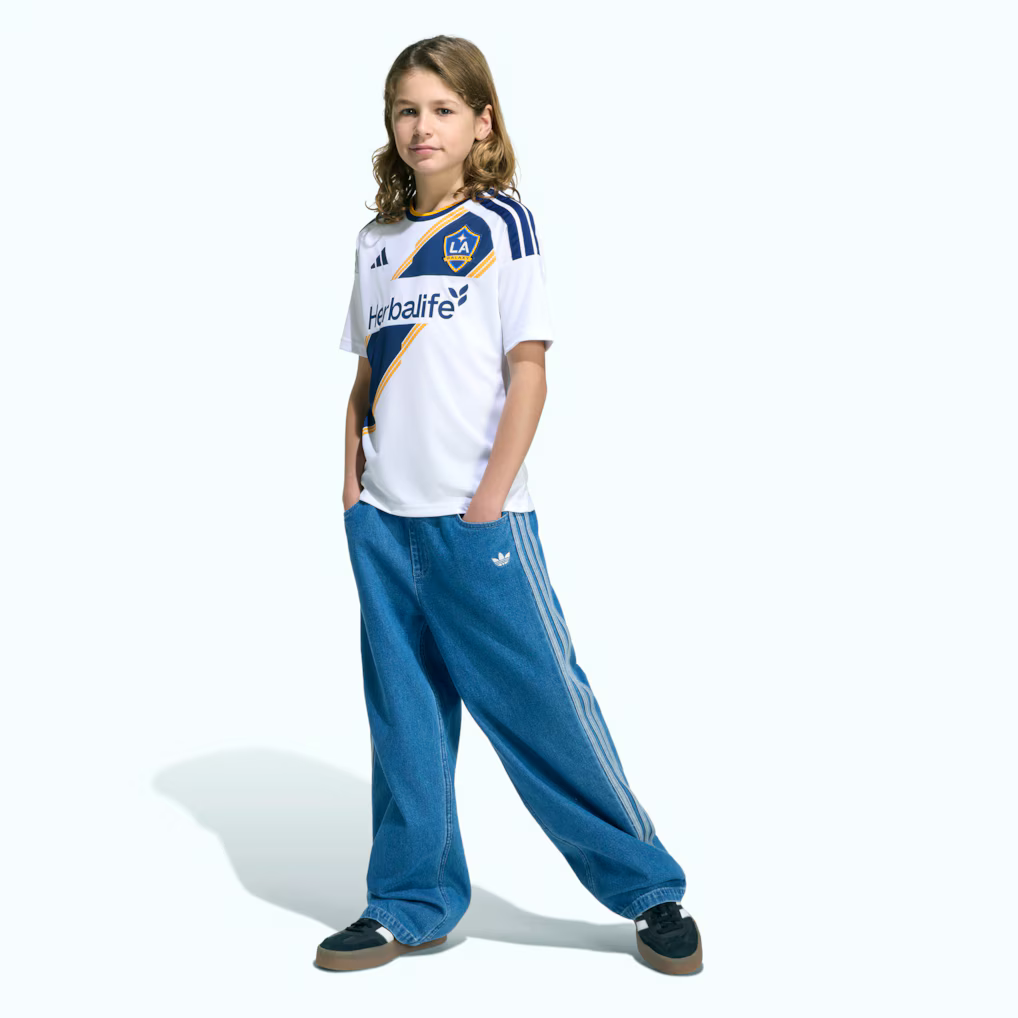 Kids LA Galaxy White 2026 The VeloCITY Kit Replica Jersey