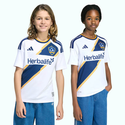 Kids LA Galaxy White 2026 The VeloCITY Kit Replica Jersey