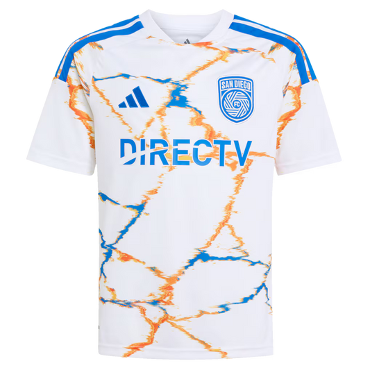 Youth San Diego FC Bombino White 2026 Celebration of Unprecedented Unity Kit Replica Jersey