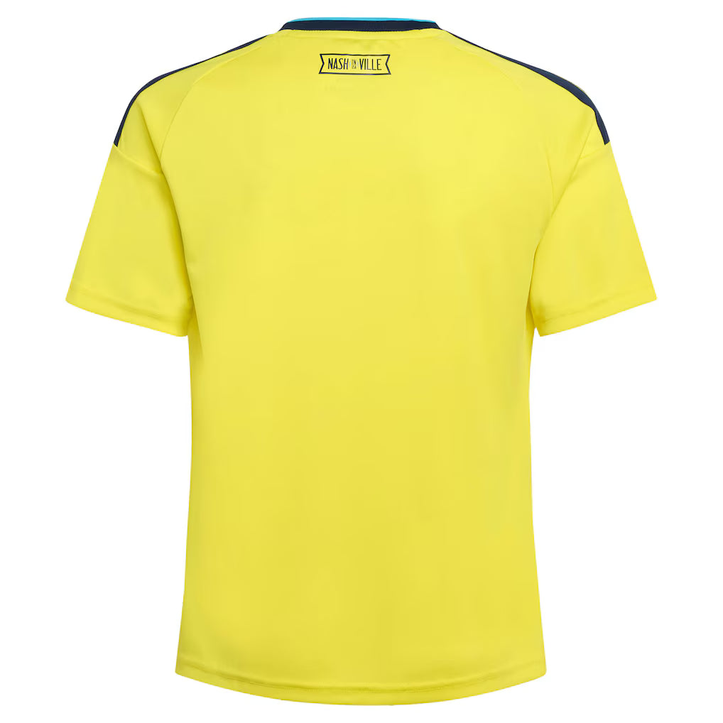 Kids Nashville SC Yellow 2026 The Reverb Kit Replica Jersey