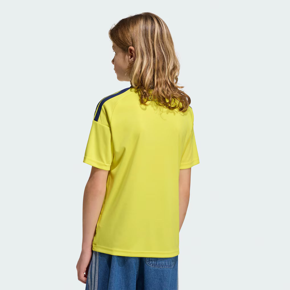 Kids Nashville SC Yellow 2026 The Reverb Kit Replica Jersey