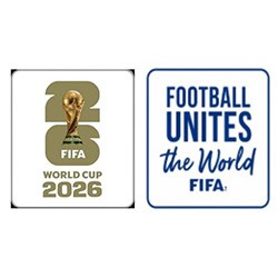 2026 World Cup Champion Team White & Football Unites The World Final Badge Patch