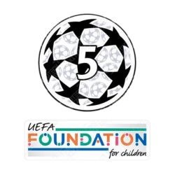 UCL 5 & UEFA Foundation Badges Patch